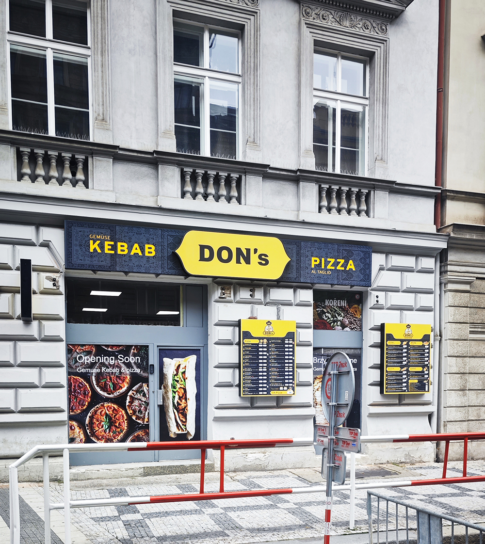 Branding provozoven Don's Kebab